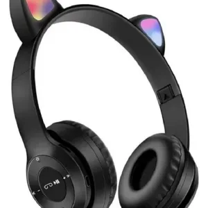 Fone Preto Cat Ear