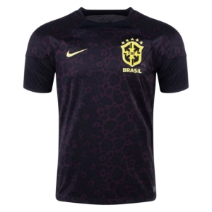Camisa Seleção Brasileira Masculina - Preta - Copa do Mundo 2022